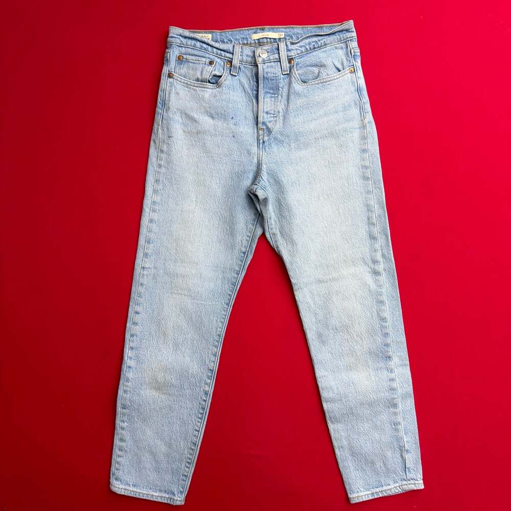 Vintage Woman’s Premium Levi's 501 S XX Denim Jeans Light Washed Size 27 x 26 BI - Picture 2 of 6